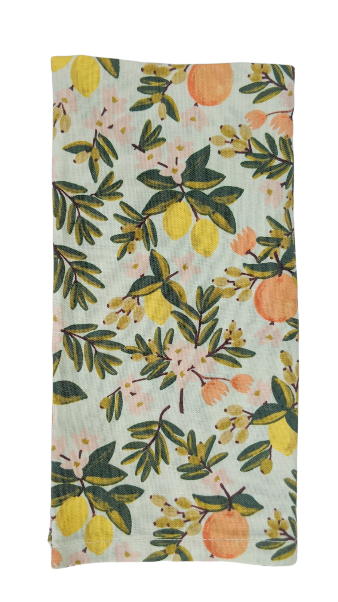 Set of 2 Napkins - Rifle Paper Primavera Green Citrus Fruit