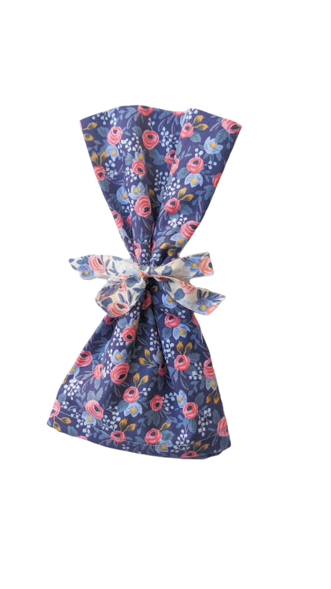 Set of 2 Napkins - Rifle Paper Primavera Dark Blue Floral