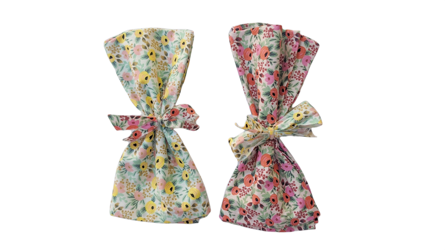 Set of 2 Napkins - Rifle Paper Primavera Yellow Floral